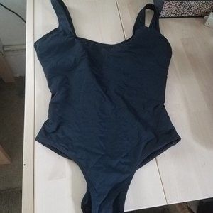 Everlane Square Neck One Peice Swimsuit Size S Black